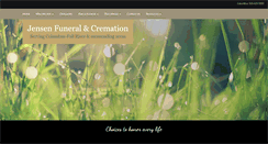 Desktop Screenshot of jensenfuneralandcremation.com