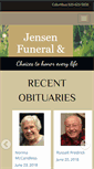 Mobile Screenshot of jensenfuneralandcremation.com